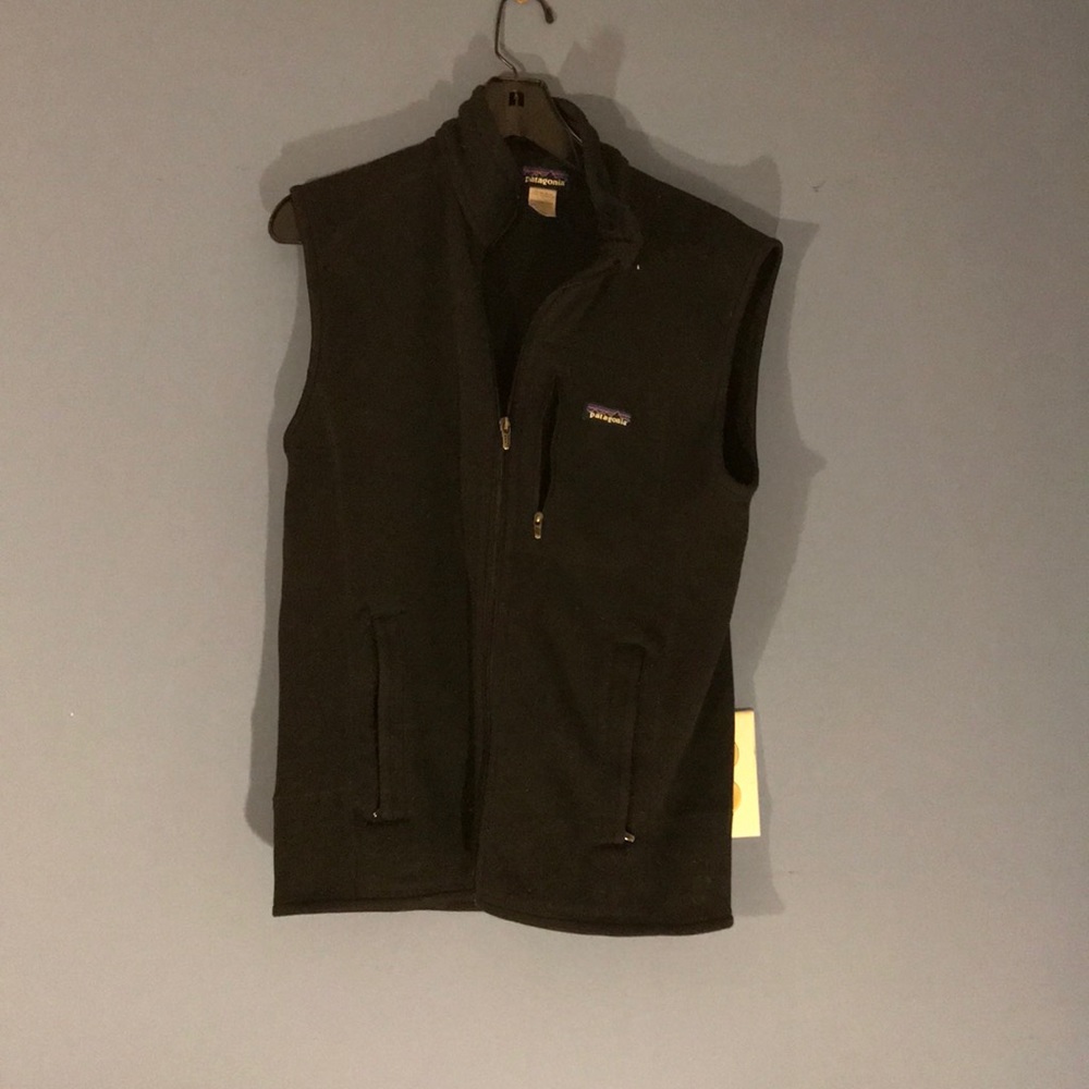 Patagonia men’s black synchilla vest